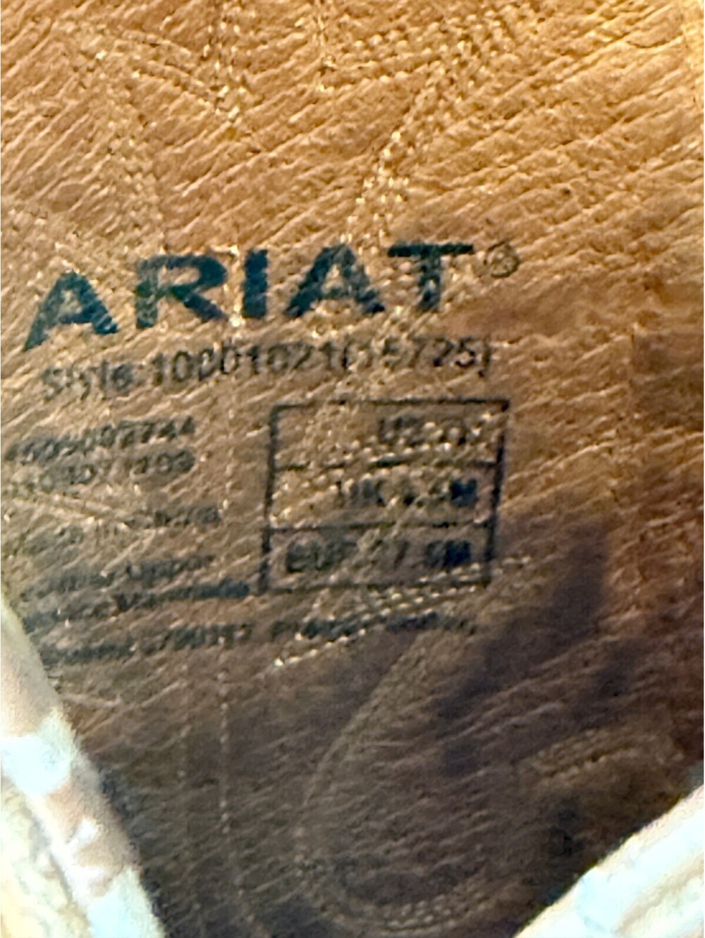 Ariat Heritage R Toe Brown Leather Western Cowgirl Boots 7B 10001021 - Picture 8 of 9